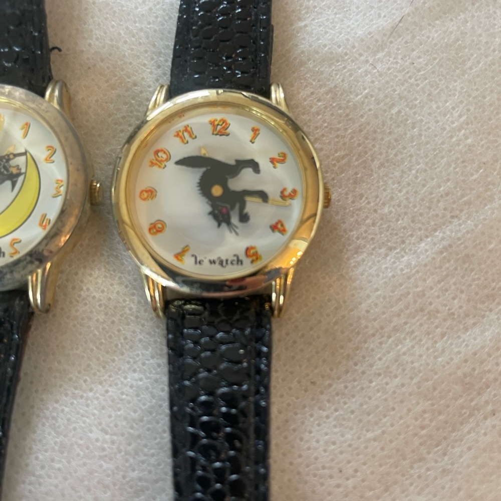 Le Witch Witch Design Black Strap pair of Watches - Picture 7 of 12